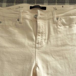 Liverpool light pink stovepipe jeans